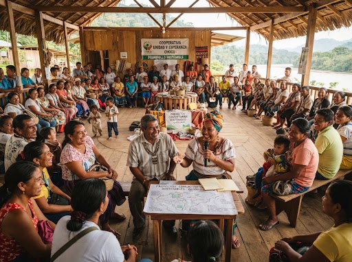 Asamblea de la cooperativa en Quibdó
